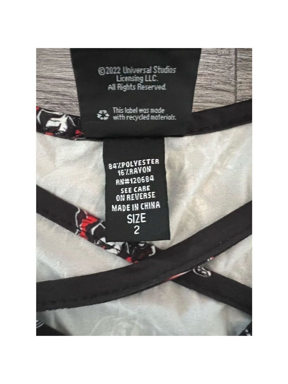 Halloween Horror Nights Characters Lace-Up Bodycon Dress Plus Size 2 - Picture 5 of 10